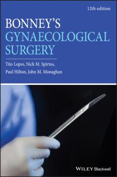 Hardcover Bonney's Gynaecological Surgery Book