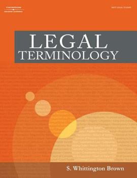 Paperback Legal Terminology Book