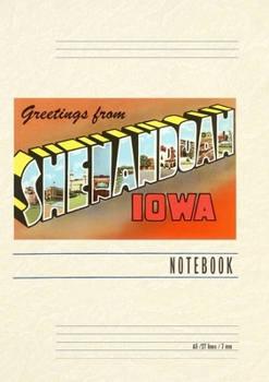 Paperback Vintage Lined Notebook Greetings from Shenandoah Book