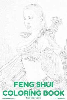 Paperback NEW Feng Shui Adult Coloring Book: Relaxation, Calm and Zen Garden Antistress Inspired Adult Coloring Book