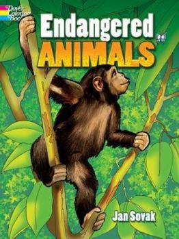 Paperback Endangered Animals Coloring Book