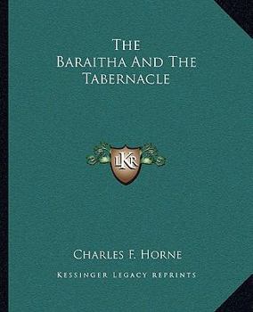 Paperback The Baraitha And The Tabernacle Book