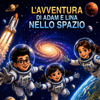 Paperback L'avventura di Adam e Lina nello spazio [Italian] Book