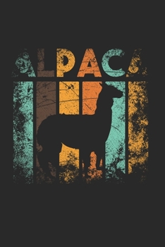 Paperback Alpaca Notebook: Diary Journal, Sketchbook 6x9 inches with 120 Blank Pages For Drawing, Notes, Sketches Book