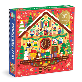 Misc. Christmas Time 500 Piece Foil Puzzle Book
