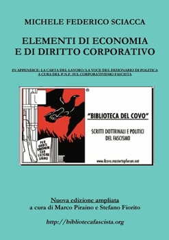 Paperback Elementi di Economia e di Diritto Corporativo [Italian] Book
