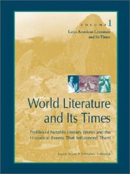 Hardcover World Literature and Its Times: Latin American Literature and Its Times Book