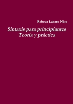 Paperback Sintaxis para principiantes [Spanish] Book