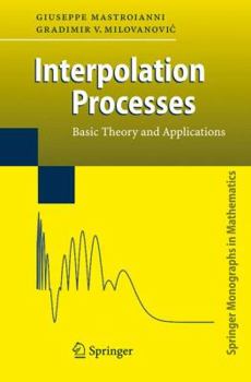 Paperback Interpolation Processes: Basic Theory and Applications Book