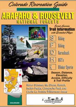 Paperback Colorado Recreation Guide, Arapaho & Roosevelt National Forests Book