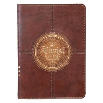 Leather Bound Lux-Leather in Christ Alone Book
