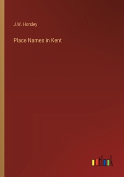 Paperback Place Names in Kent Book