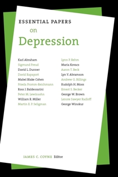 Paperback Essential Papers on Depression Book