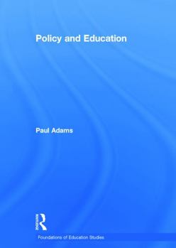 Hardcover Policy and Education Book