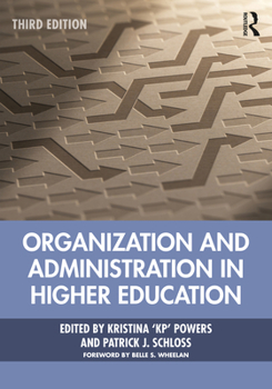 Paperback Organization and Administration in Higher Education Book