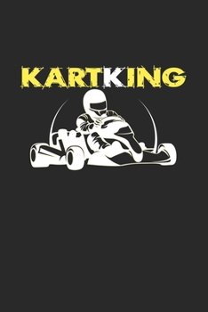 Paperback Kartking: 6x9 Kart Racing - dotgrid - dot grid paper - notebook - notes Book