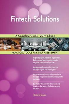 Paperback Fintech Solutions A Complete Guide - 2019 Edition Book