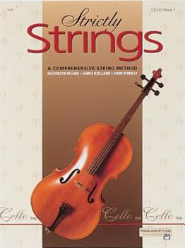 Paperback Strictly Strings, Bk 1: Cello Book