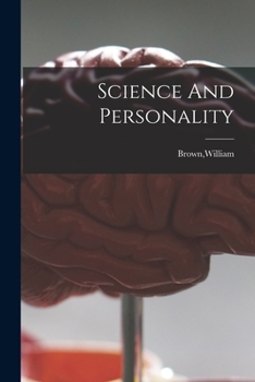 Paperback Science And Personality Book