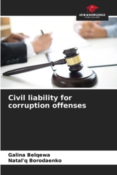 Paperback Civil liability for corruption offenses Book