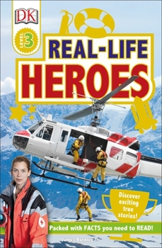 Paperback DK Readers L3: Real-Life Heroes Book