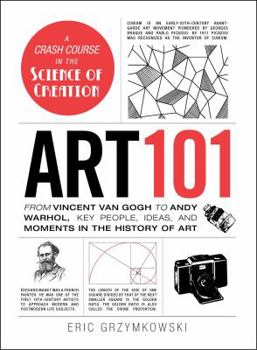 Hardcover Art 101: From Vincent Van Gogh to Andy Warhol, Key People, Ideas, and Moments in the History of Art Book