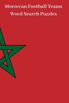 Paperback Moroccan Football Teams Word Search Puzzles Book