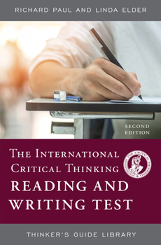Paperback The International Critical Thinking Reading and Writing Test Book