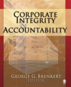 Paperback Corporate Integrity and Accountability Book