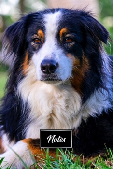 Paperback Australian Shepherd Dog Pup Puppy Doggie Notebook Bullet Journal Diary Composition Book Notepad - Lying on Lawn: Cute Animal Pet Owner Composition Boo Book