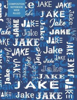 Paperback Jake Composition Notebook Wide Ruled Book