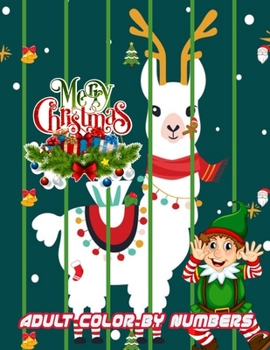 Merry Christmas Adult Color By Numbers: a beautiful colouring book with Christmas designs on a black background, for gloriously vivid colours