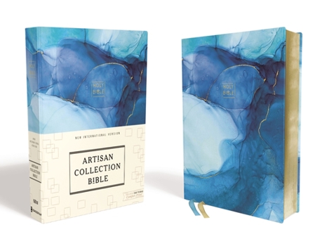 Hardcover Niv, Artisan Collection Bible, Cloth Over Board, Blue, Art Gilded Edges, Red Letter Edition, Comfort Print Book