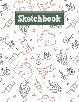 Paperback Sketchbook: 8.5 x 11 Notebook for Creative Drawing and Sketching Activities with Summer Vacation Themed Cover Design Book