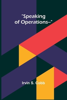 Paperback Speaking of Operations-- Book