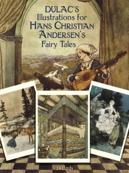 Paperback Dulac's Illustrations for Hans Christian Andersen's Fairy Tales: 24 Cards (Dover Postcards) Book