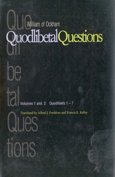 Paperback Quodlibetal Questions: Volumes 1 and 2, Quodlibets 1-7 Book