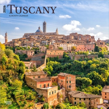 Calendar Tuscany 2026 12 X 24 Inch (Hanging) Monthly Square Wall Calendar Plastic-Free Book