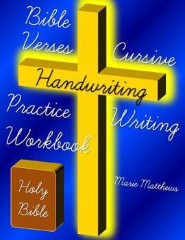 Paperback Bible Verses Cursive Handwriting Practice Writing Workbook Book