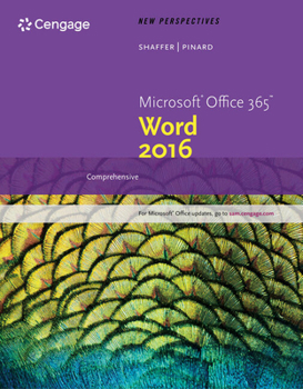 Paperback New Perspectives Microsoftoffice 365 & Word 2016: Comprehensive Book
