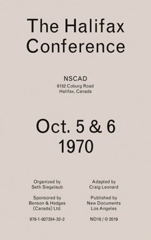 Paperback The Halifax Conference Book