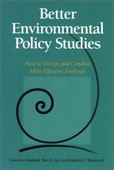 Hardcover Better Environmental Policy Studies Book