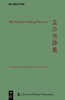 Hardcover The Poetry of Meng Haoran Book