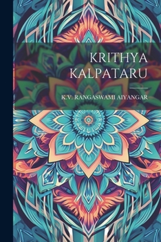 Paperback Krithya Kalpataru [Sanskrit] Book