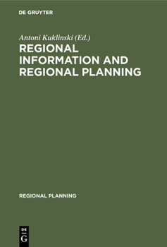 Hardcover Regional Information and Regional Planning Book