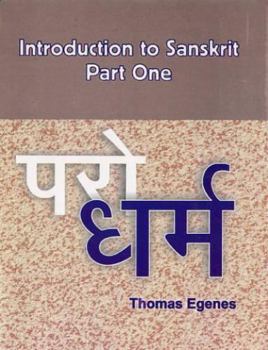 Hardcover Introduction to Sanskrit: Pt. 1 Book