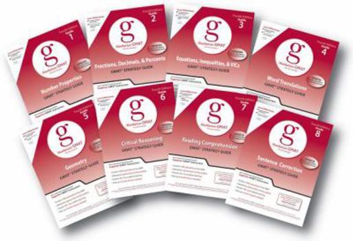 Paperback Manhattan GMAT Set of 8 Strategy Guides Book