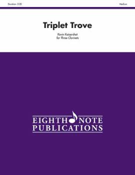 Paperback Triplet Trove: Score & Parts Book