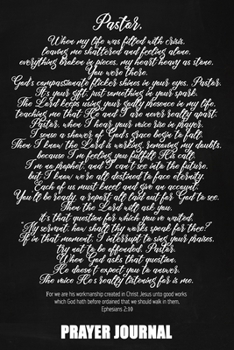 Paperback Pastor Journal: Faux Chalk Designed 6x9 Prayer Notebook With 120 Guided A.C.T.S. Pages, Pastor Appreciation Gift Ministers, Pastor's C Book