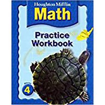 Paperback Houghton Mifflin Math (C) 2005: Practice Workbook Grade 4 Book